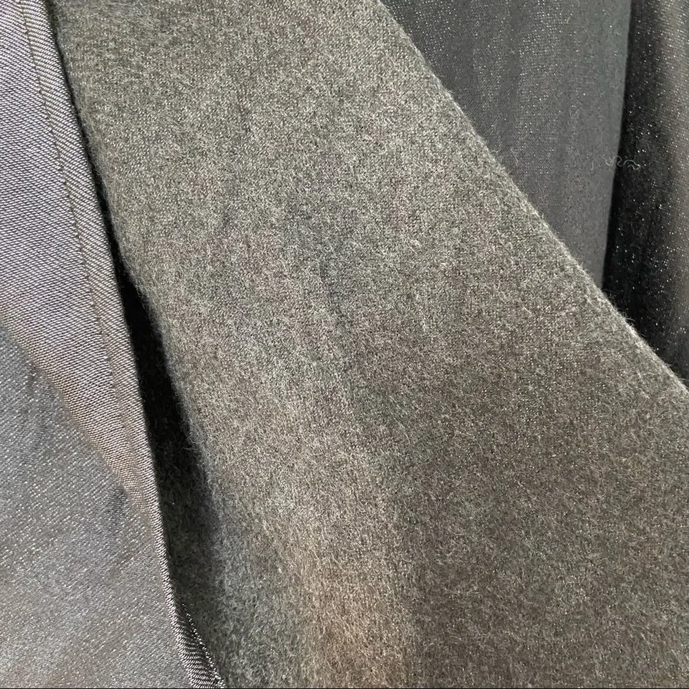 CK Metallic Knit Poncho Scarf Wrap
